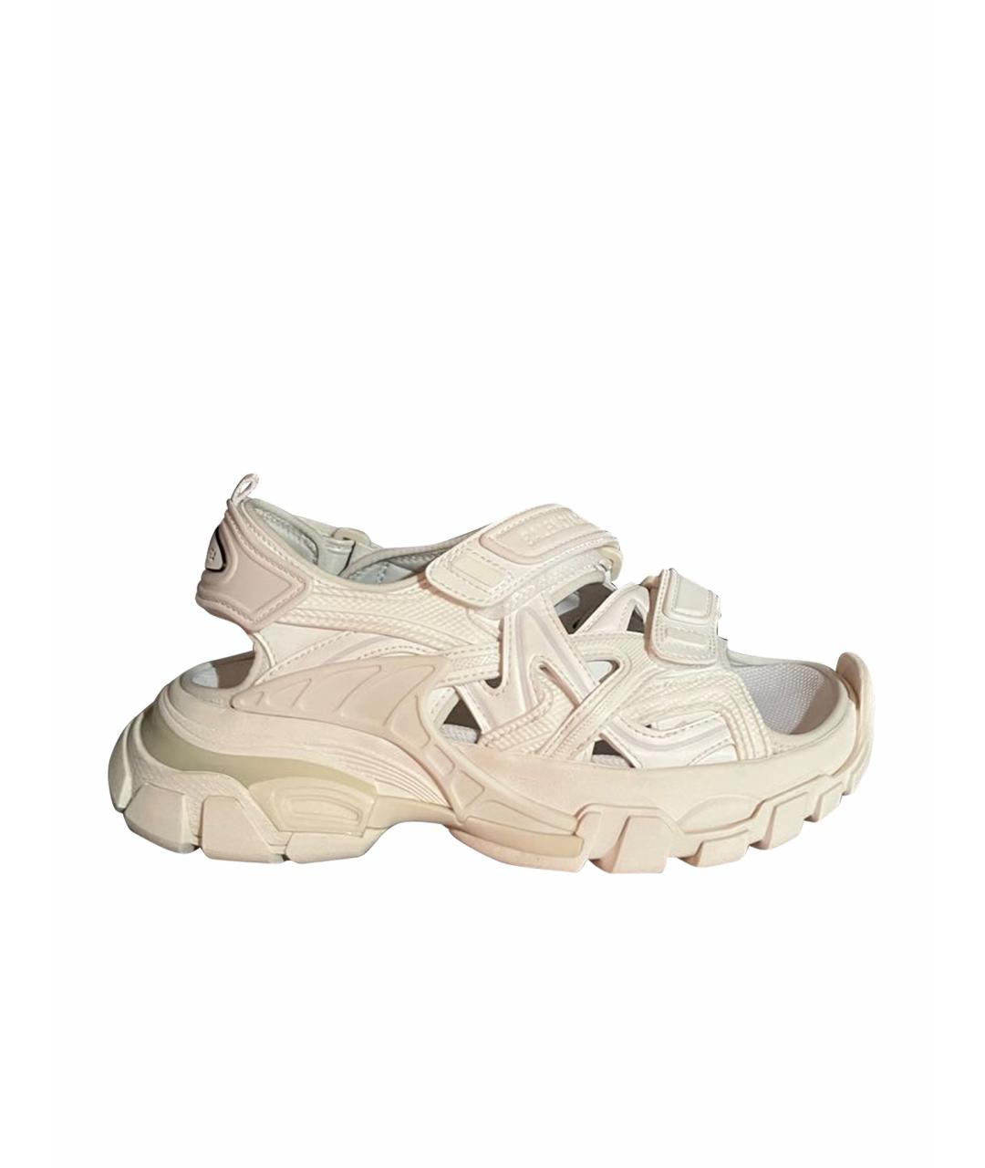 BALENCIAGA Белые сандалии, фото 1
