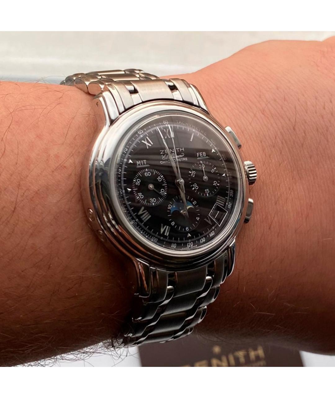 ZENITH Черные часы, фото 4