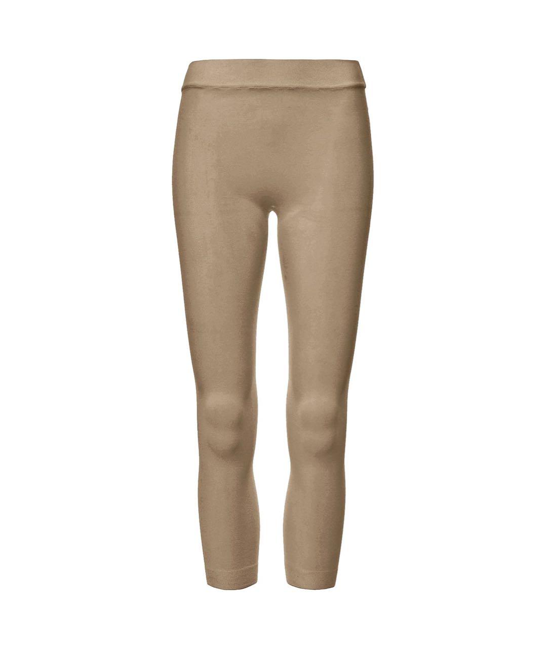 ERMANNO SCERVINO Хаки вискозные леггинсы и велосипедки, фото 1