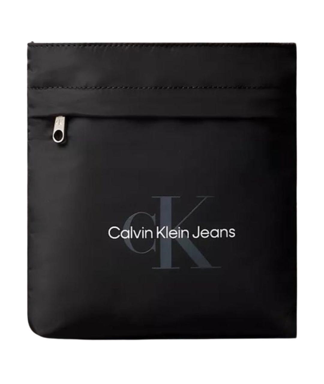 CALVIN KLEIN Черная сумка на плечо, фото 1