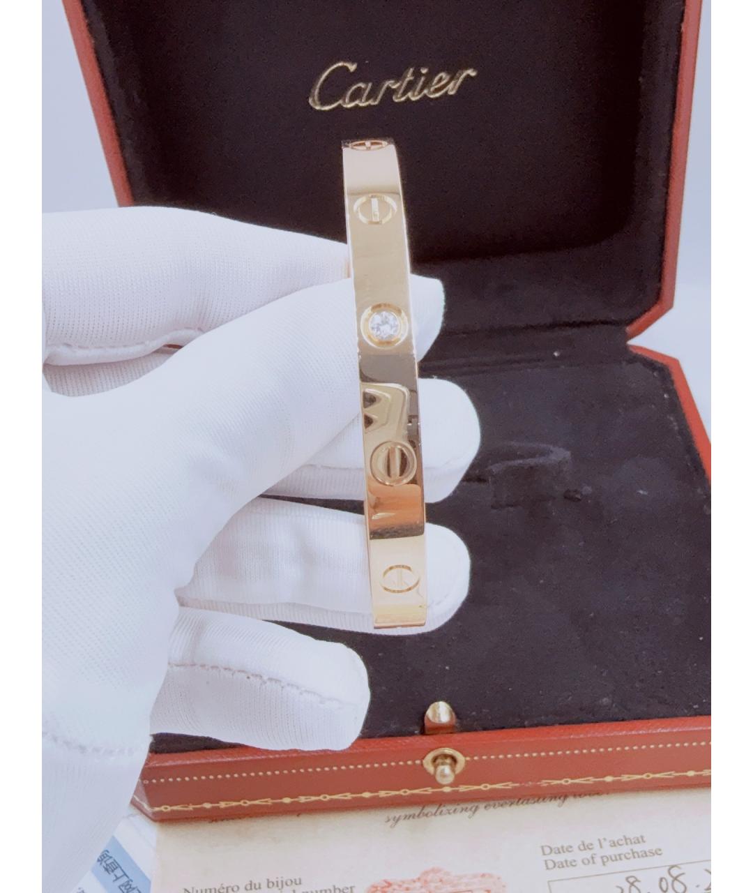 CARTIER Золотой браслет из желтого золота, фото 4