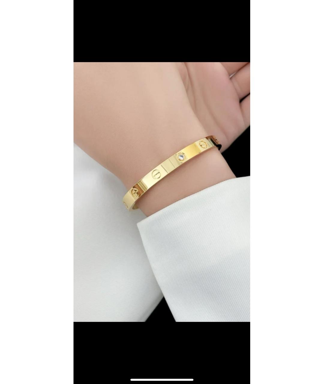 CARTIER Золотой браслет из желтого золота, фото 9