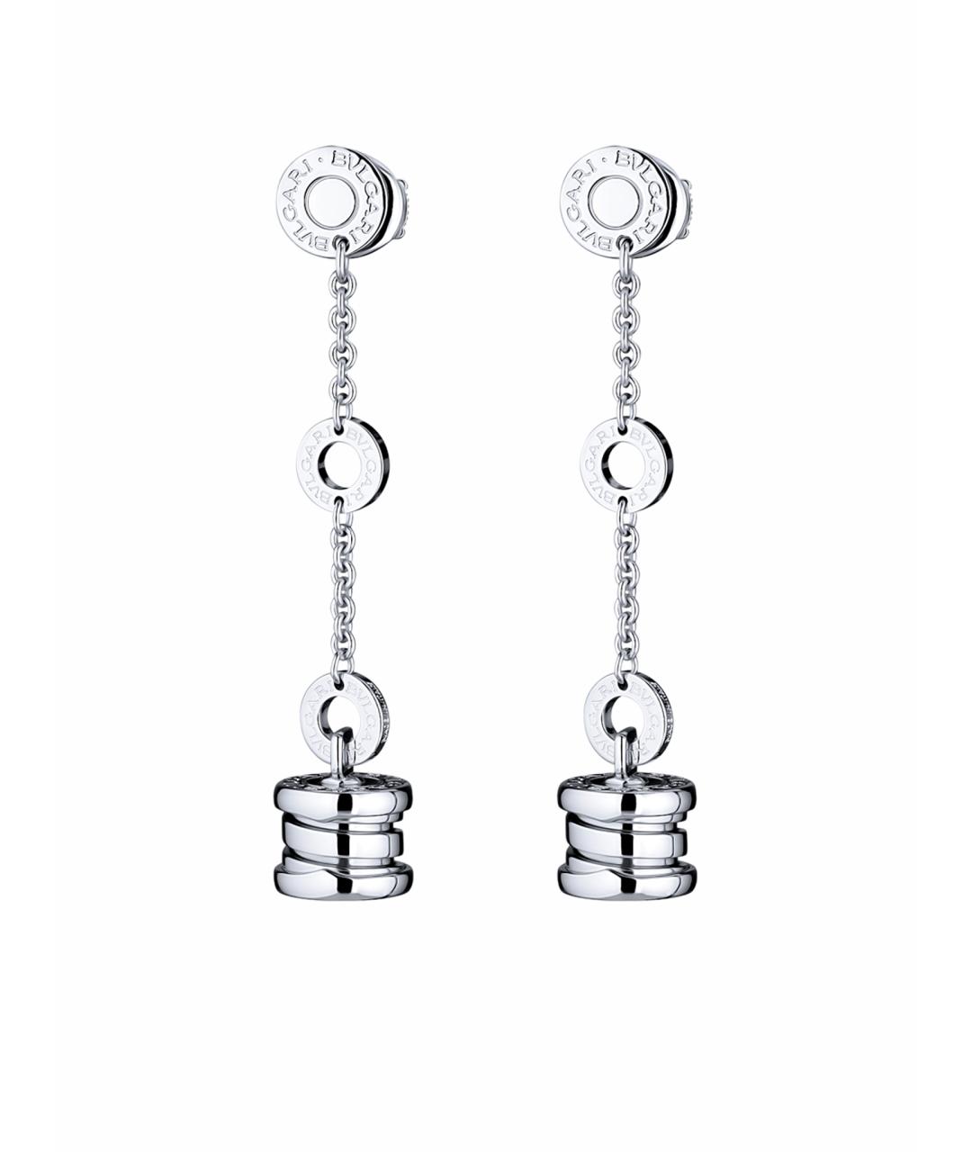 BVLGARI Серьги из белого золота, фото 1
