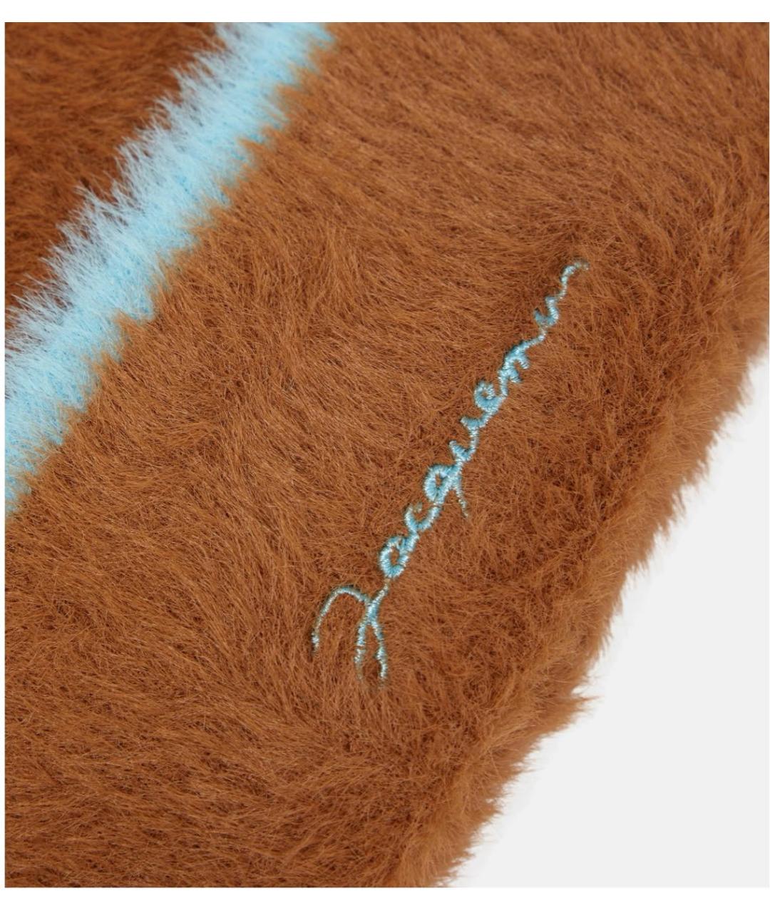 JACQUEMUS Коричневая шапка, фото 3