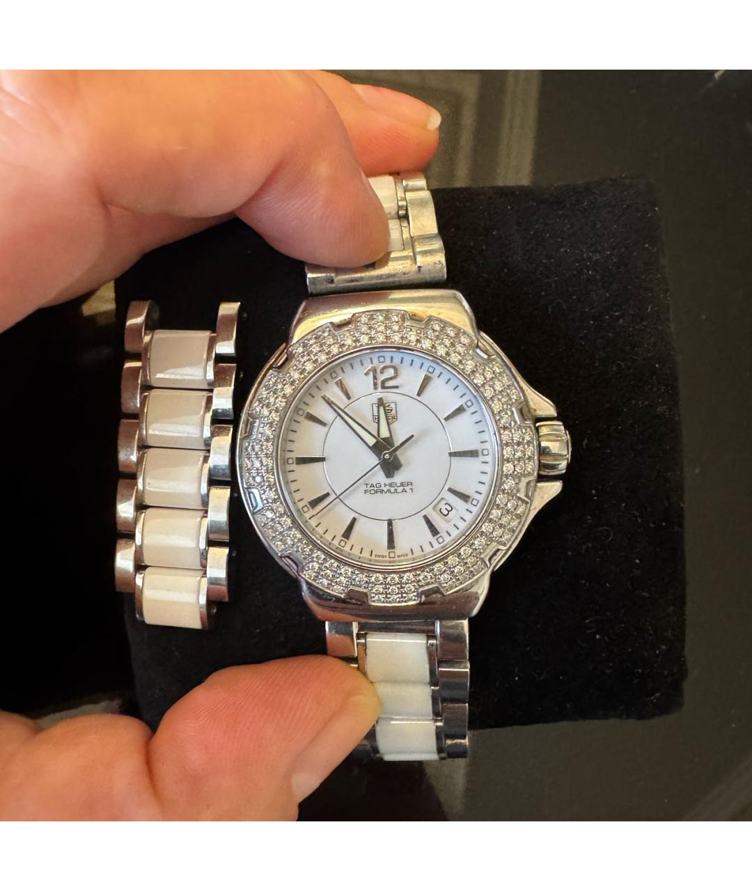 TAG HEUER Белые часы, фото 2