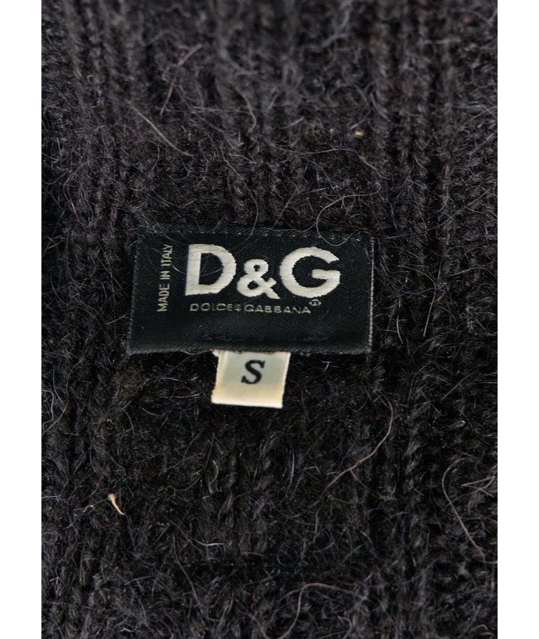 DOLCE&GABBANA Серый полиамидовый джемпер / свитер, фото 3