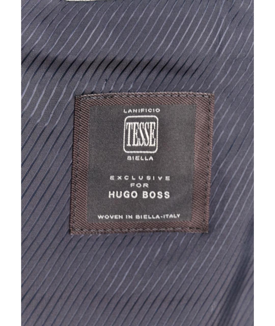 HUGO BOSS Темно-синий шерстяной пиджак, фото 3