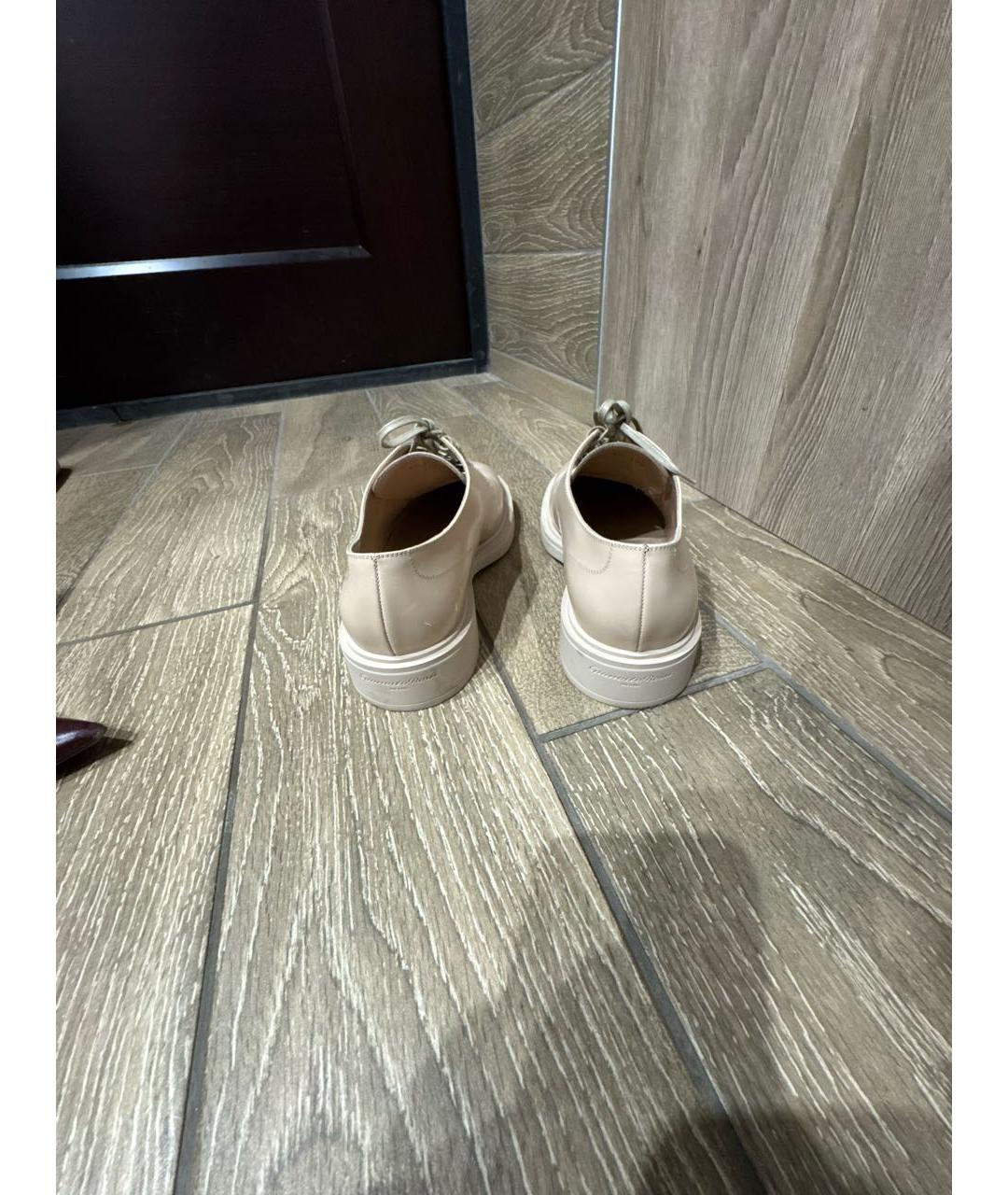 GIANVITO ROSSI Бежевые ботинки из лакированной кожи, фото 4