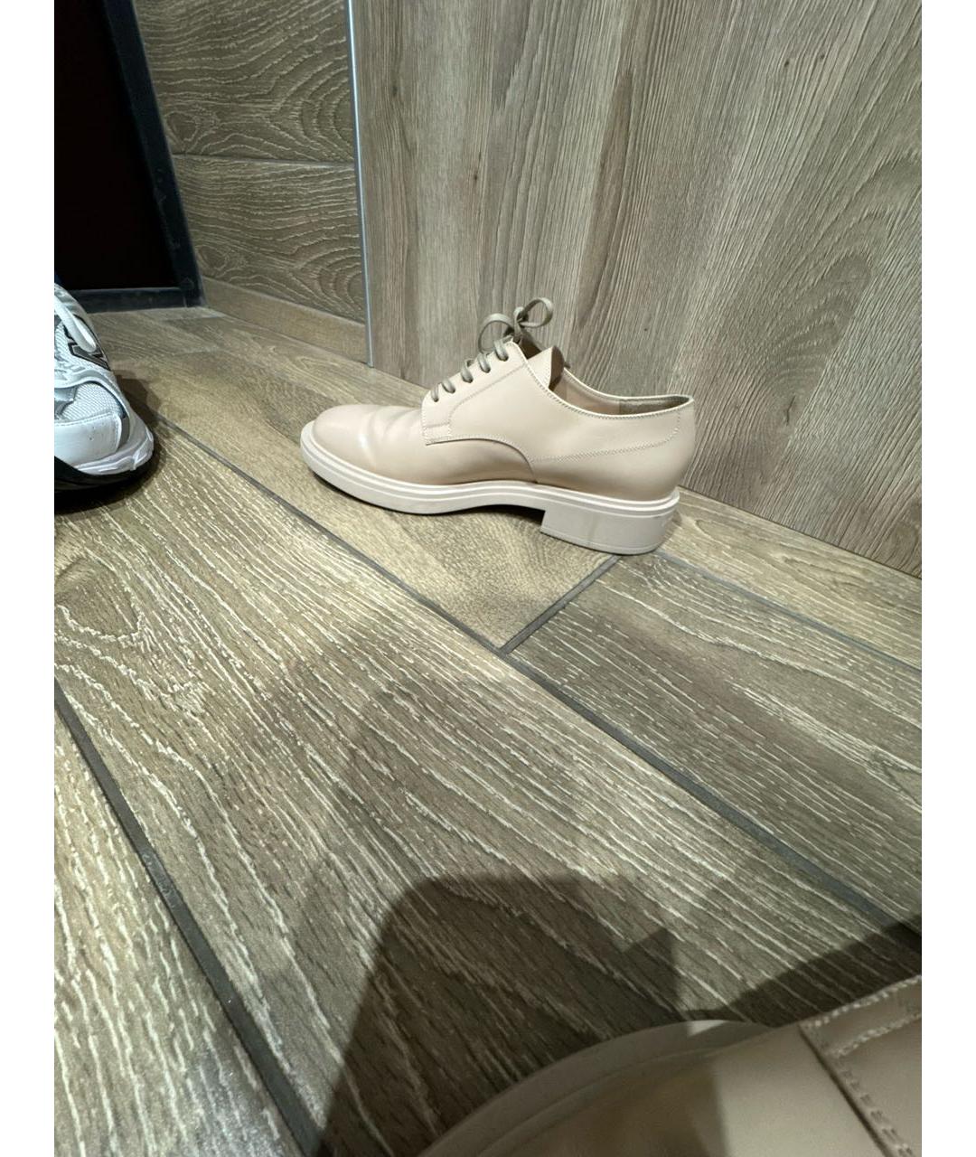 GIANVITO ROSSI Бежевые ботинки из лакированной кожи, фото 8