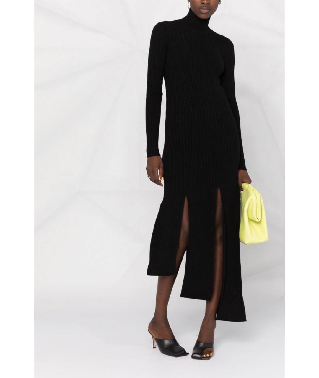 BOTTEGA VENETA Черное повседневное платье, фото 2