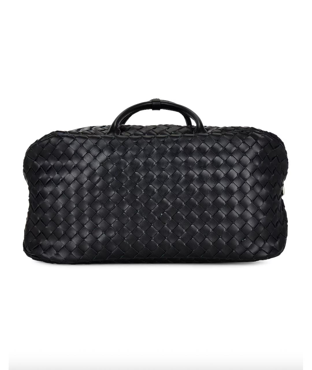 BOTTEGA VENETA Черная сумка на плечо, фото 2