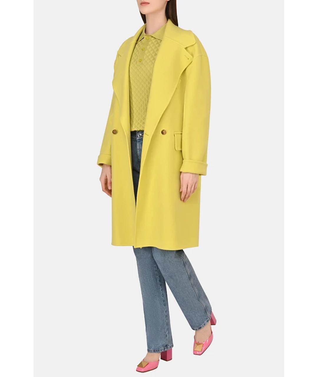 BOTTEGA VENETA Желтое пальто, фото 2