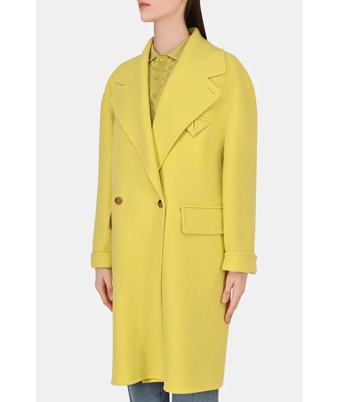 BOTTEGA VENETA Желтое пальто, фото 3