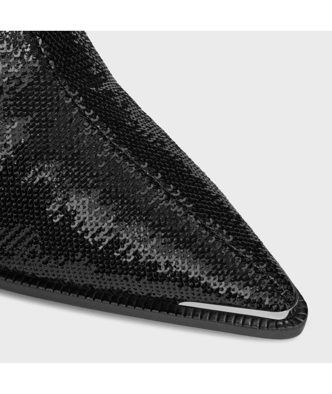 CELINE Черные ботильоны, фото 4