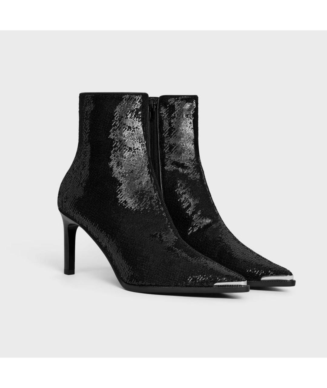 CELINE Черные ботильоны, фото 2