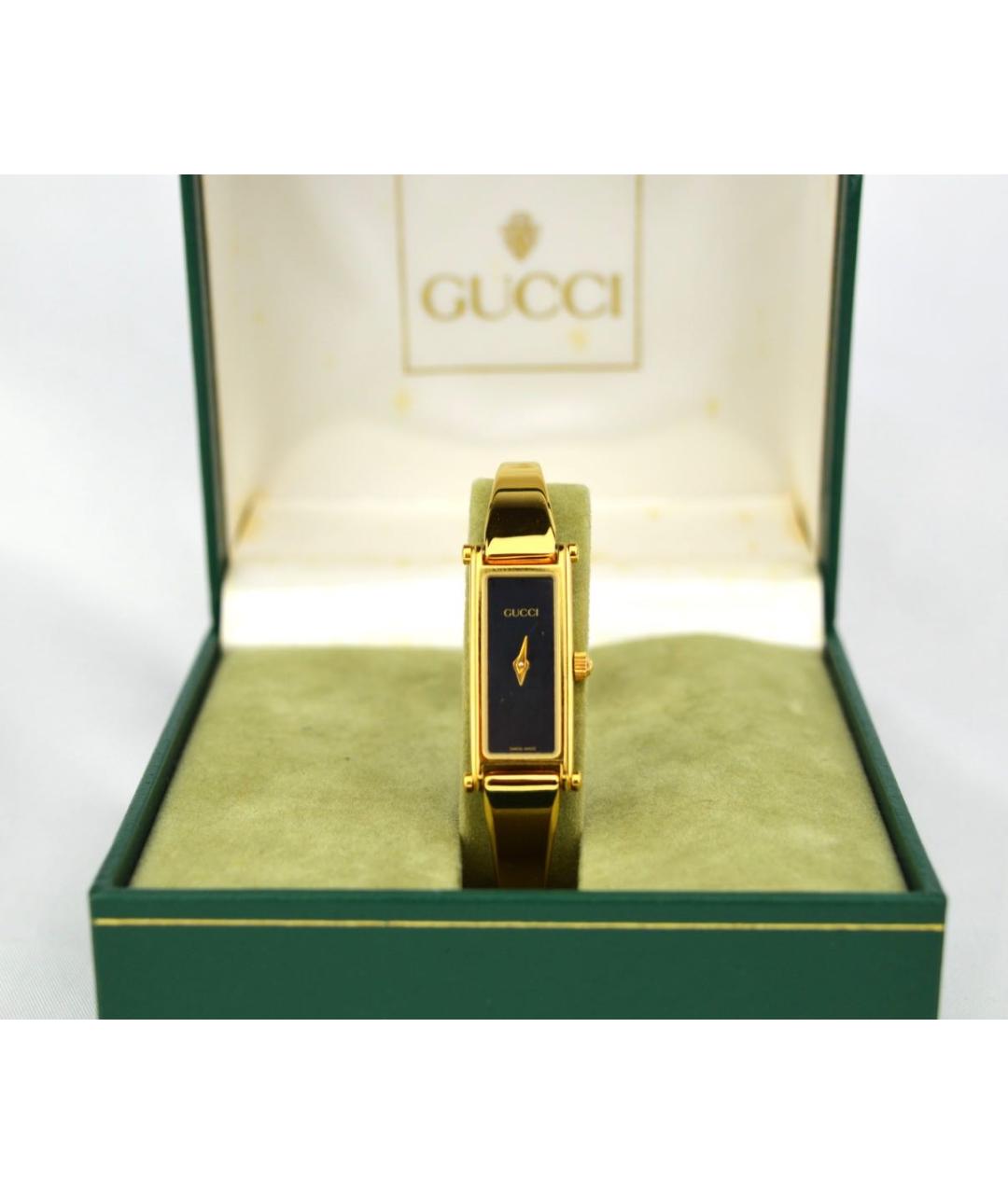 GUCCI Золотые часы, фото 8
