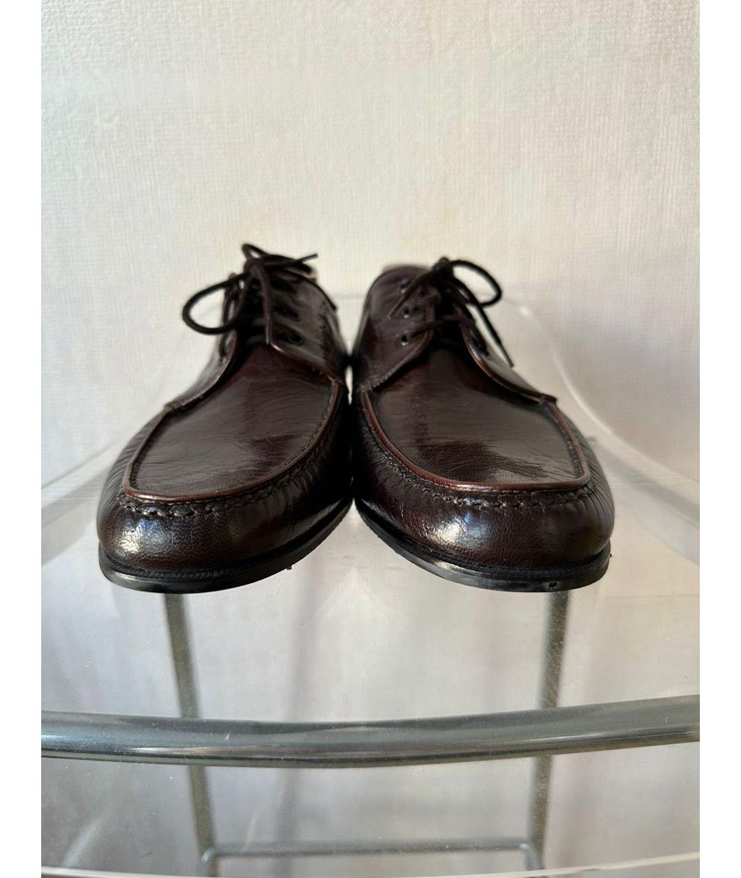 BALLY Коричневые кожаные туфли, фото 2