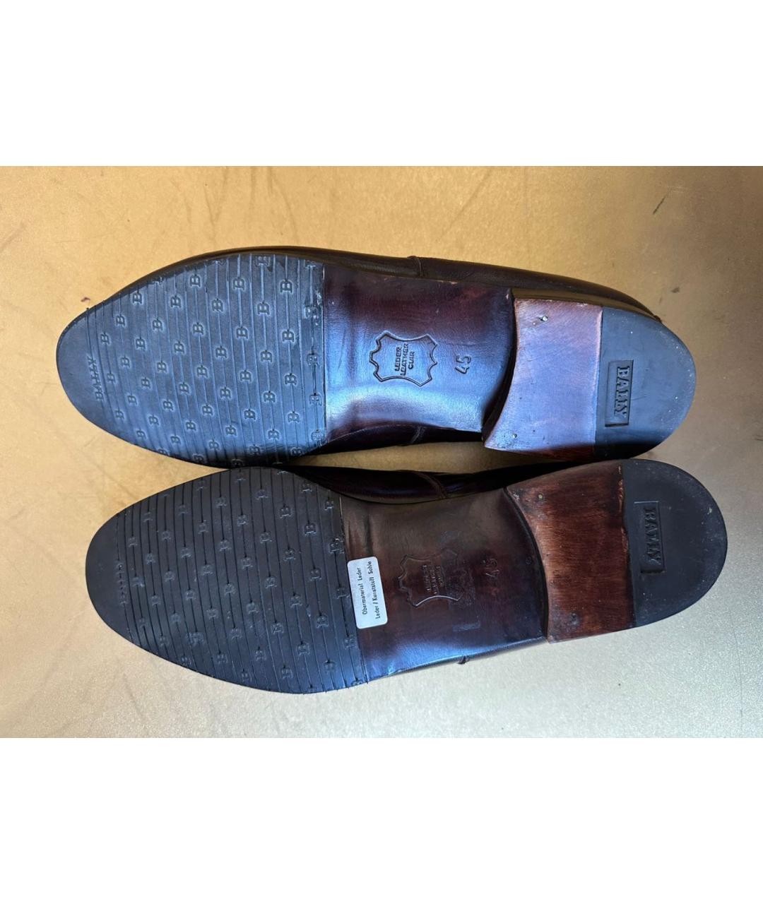 BALLY Коричневые кожаные туфли, фото 7