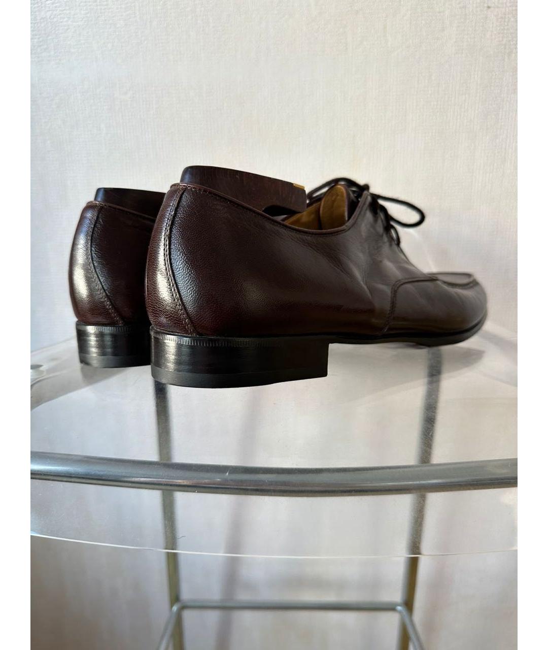 BALLY Коричневые кожаные туфли, фото 6