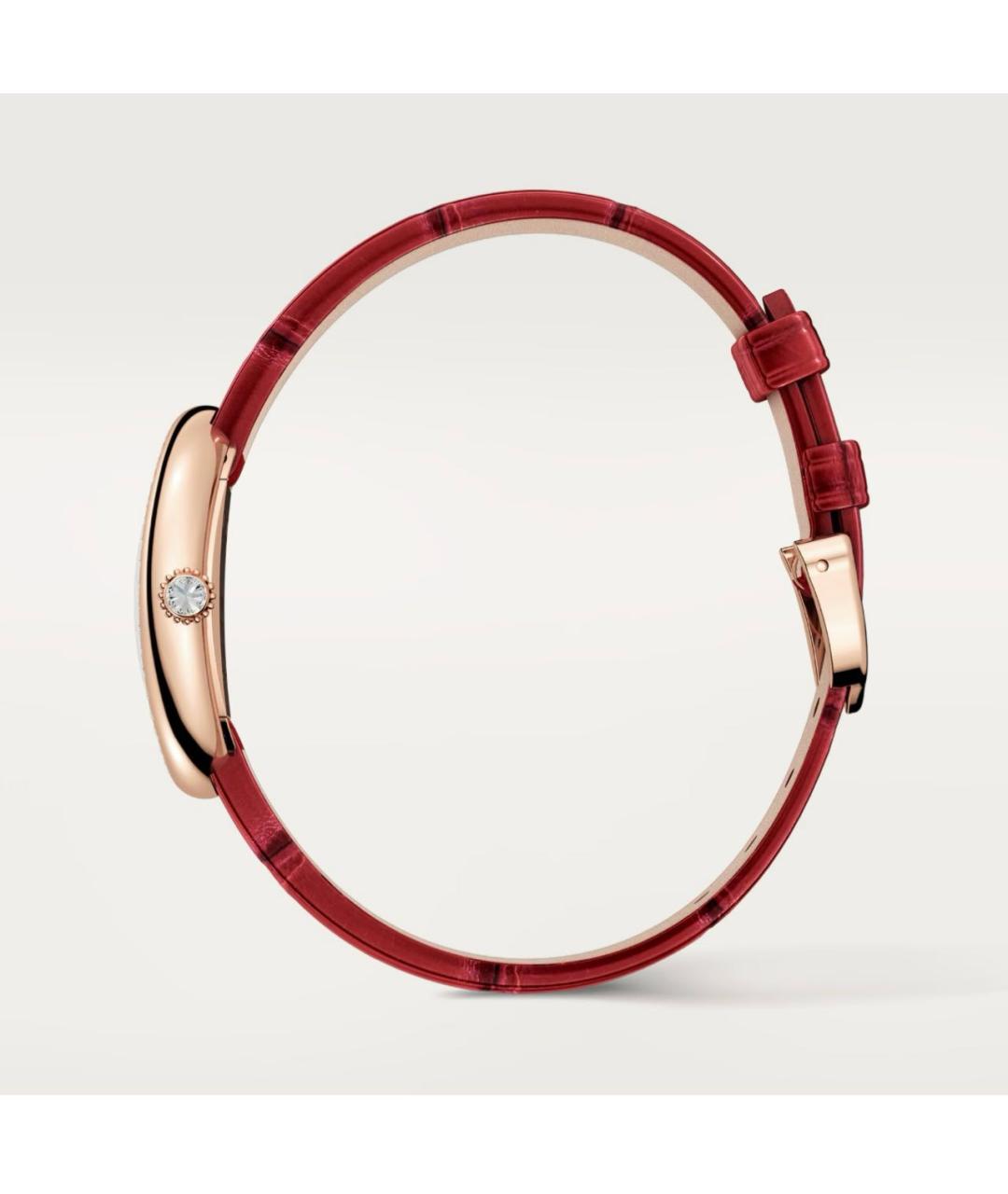 CARTIER Красные часы из розового золота, фото 3