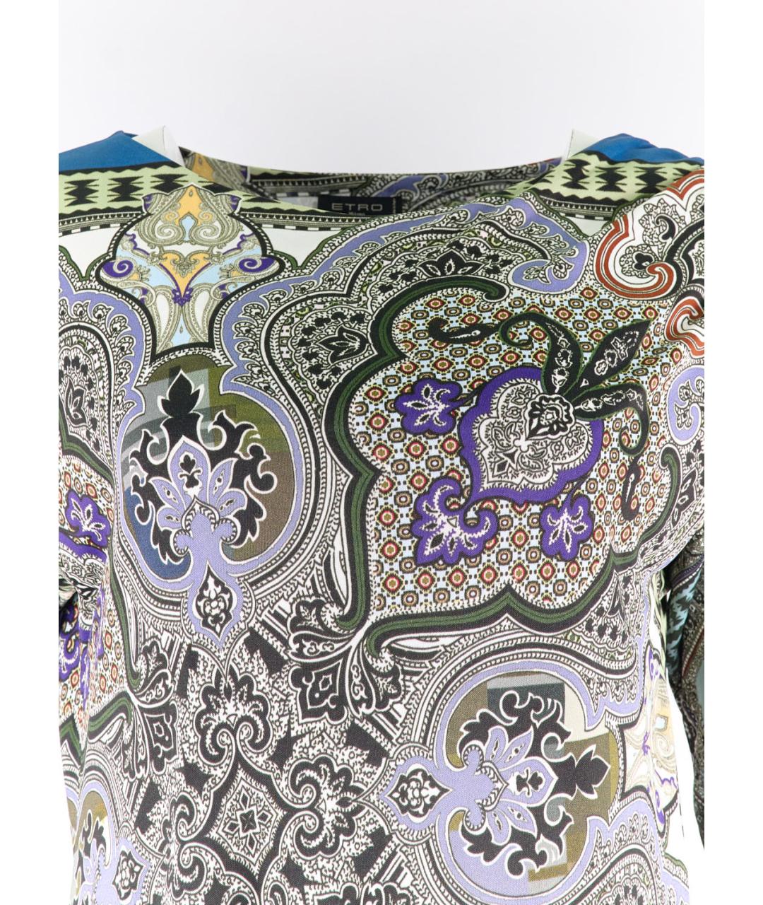 ETRO Мульти вискозное повседневное платье, фото 3