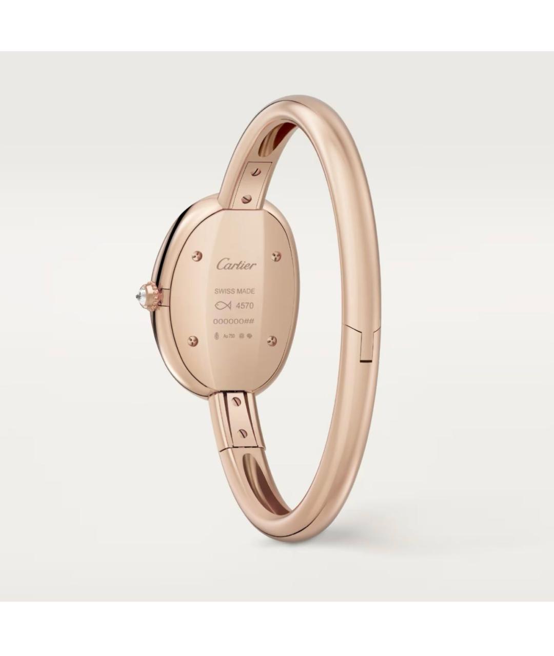 CARTIER Розовые часы из розового золота, фото 3