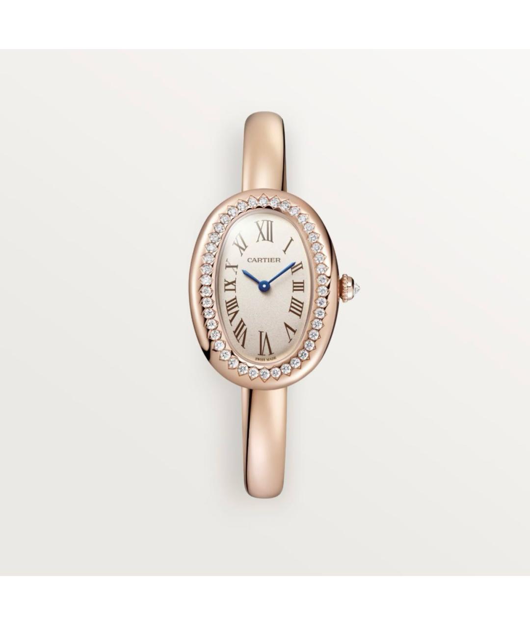 CARTIER Розовые часы из розового золота, фото 7