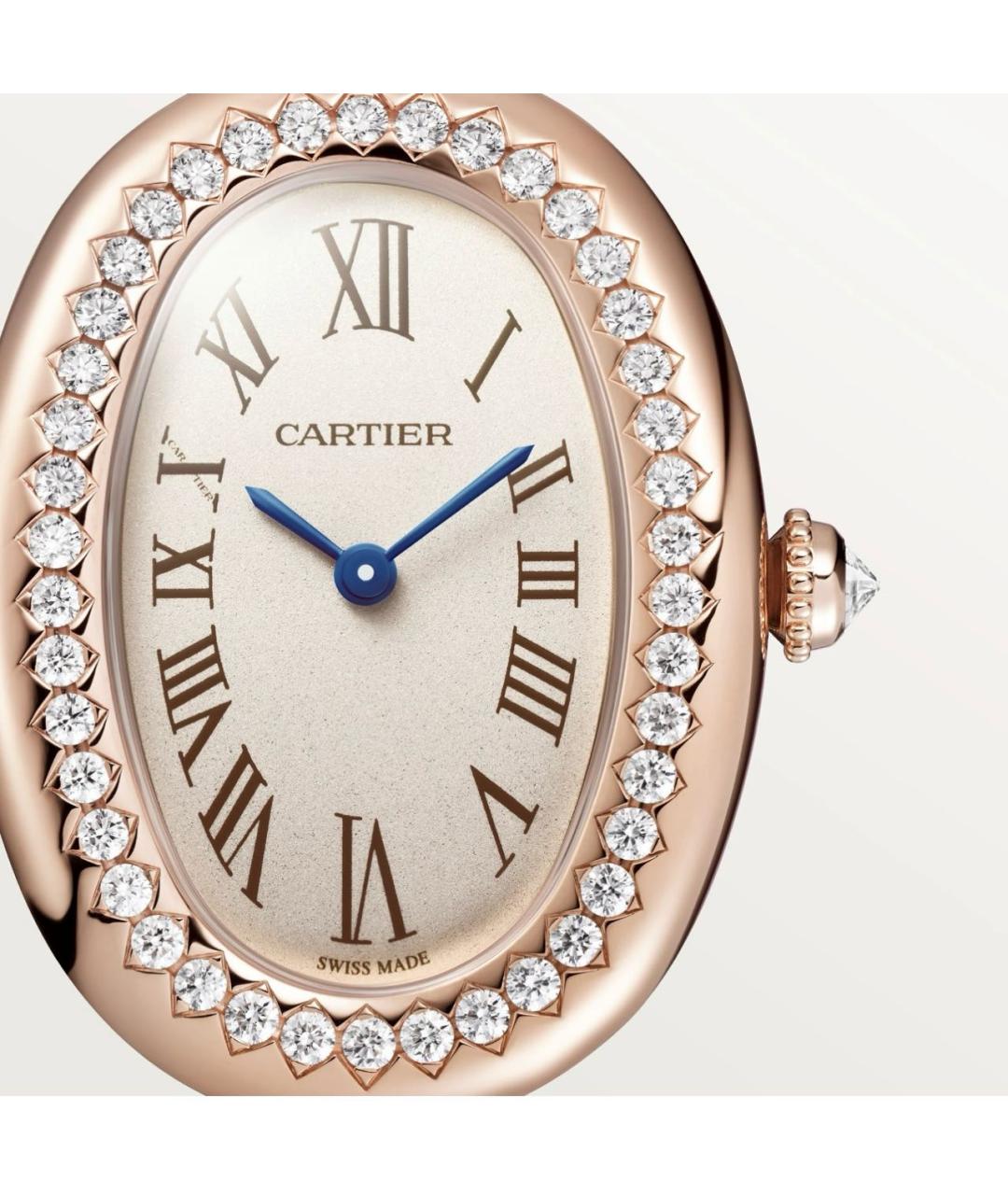CARTIER Розовые часы из розового золота, фото 6