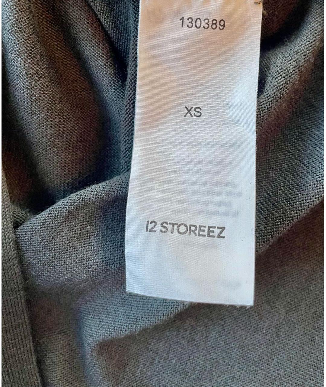12 STOREEZ Серая шерстяная юбка макси, фото 6