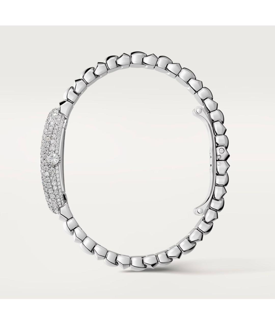 CARTIER Серебряные часы из белого золота, фото 3