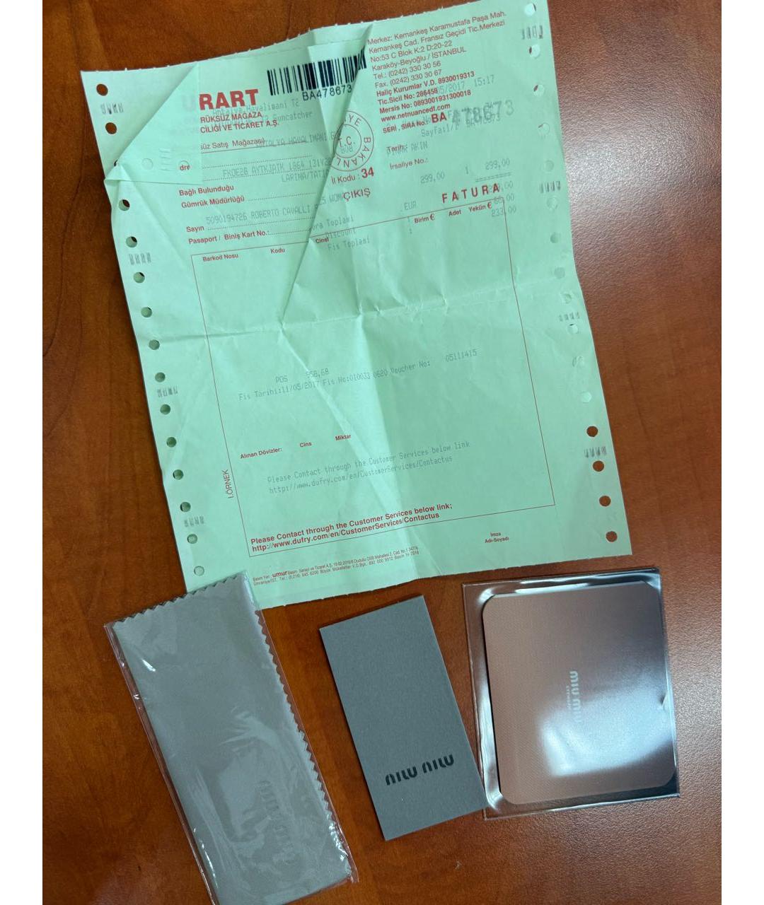 MIU MIU Черные пластиковые солнцезащитные очки, фото 5