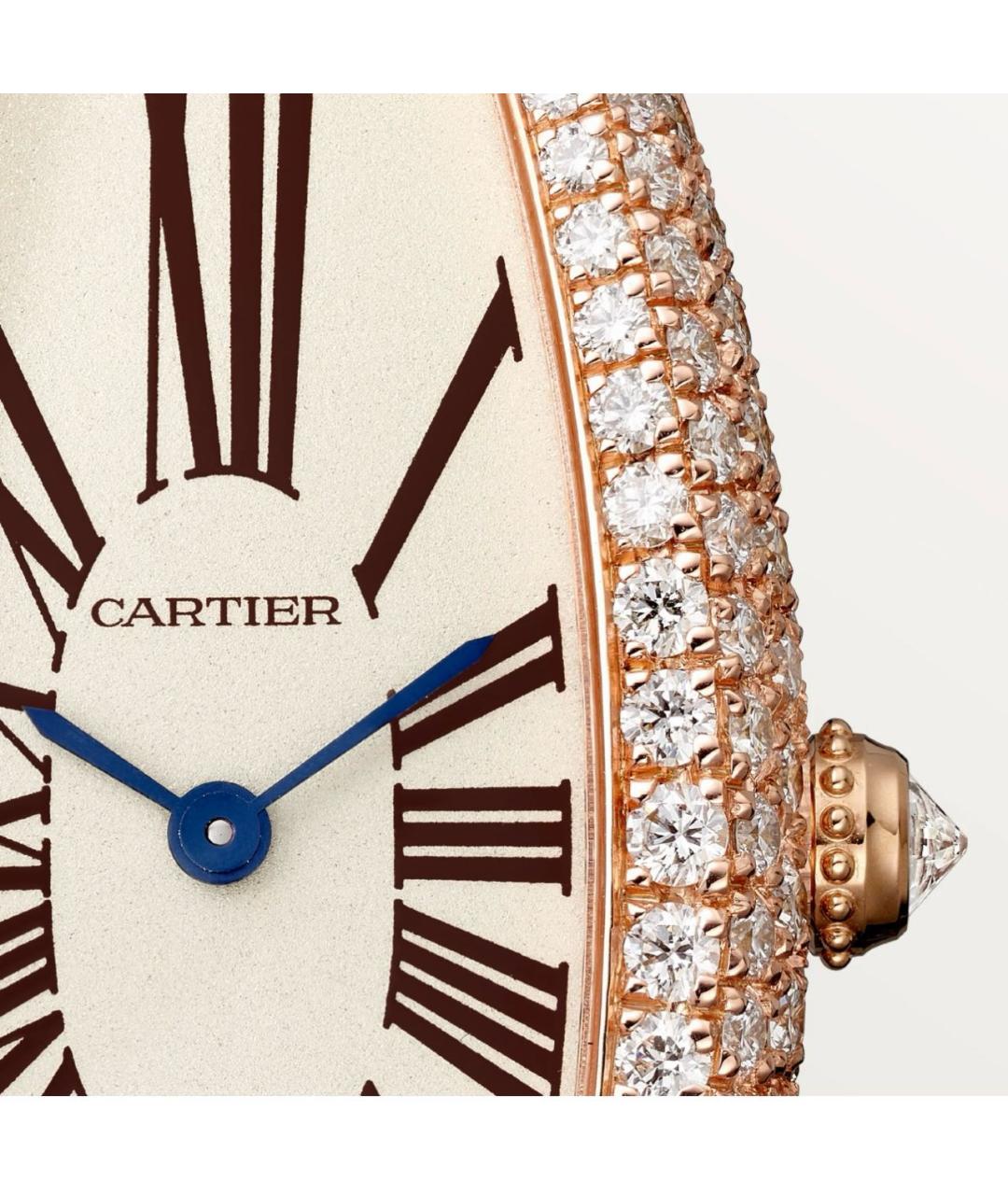 CARTIER Бежевые часы из розового золота, фото 6