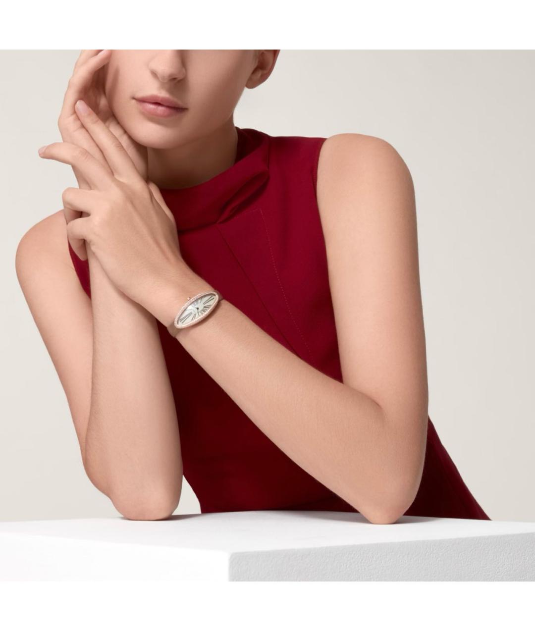 CARTIER Бежевые часы из розового золота, фото 2