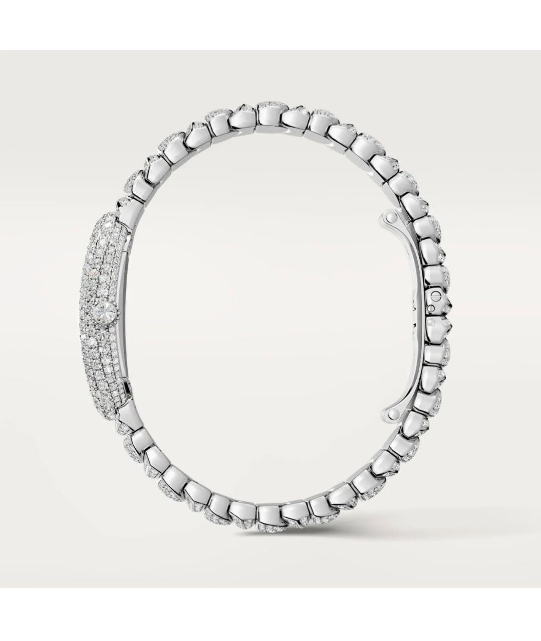 CARTIER Серебряные часы из белого золота, фото 3