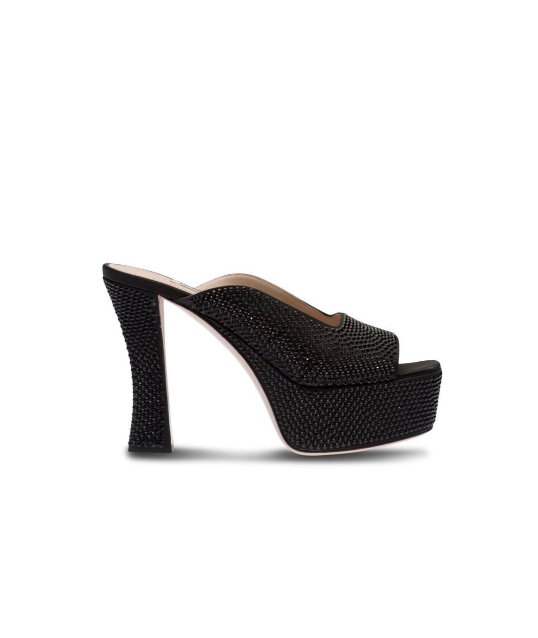 MIU MIU Черные мюли, фото 7