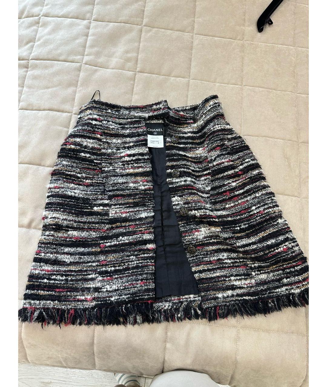 CHANEL Мульти юбка мини, фото 6