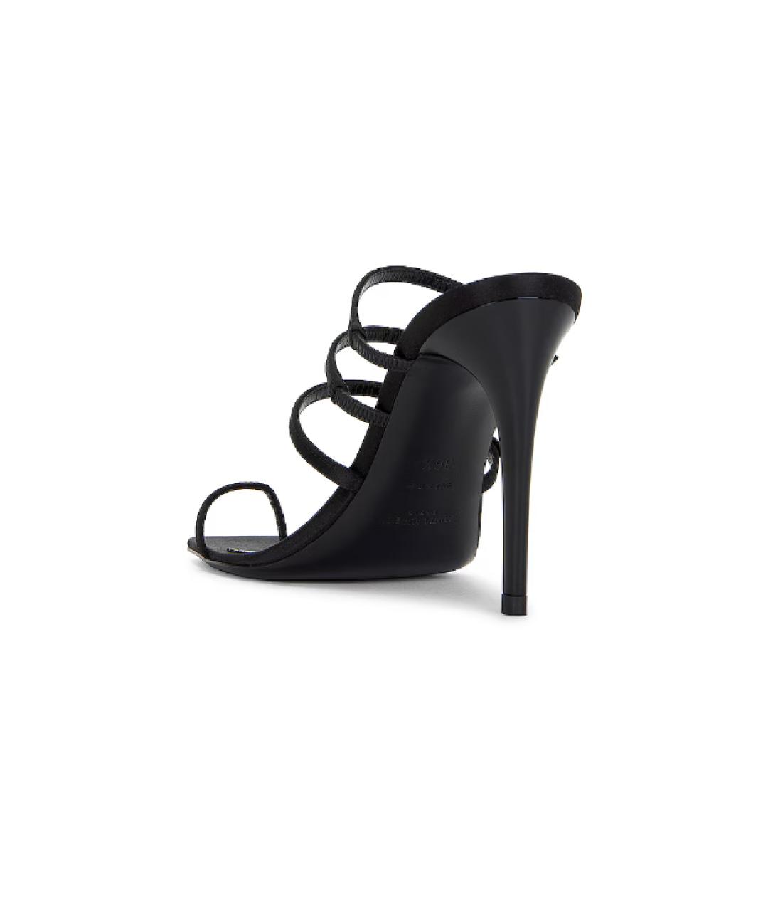 SAINT LAURENT Черные босоножки, фото 1