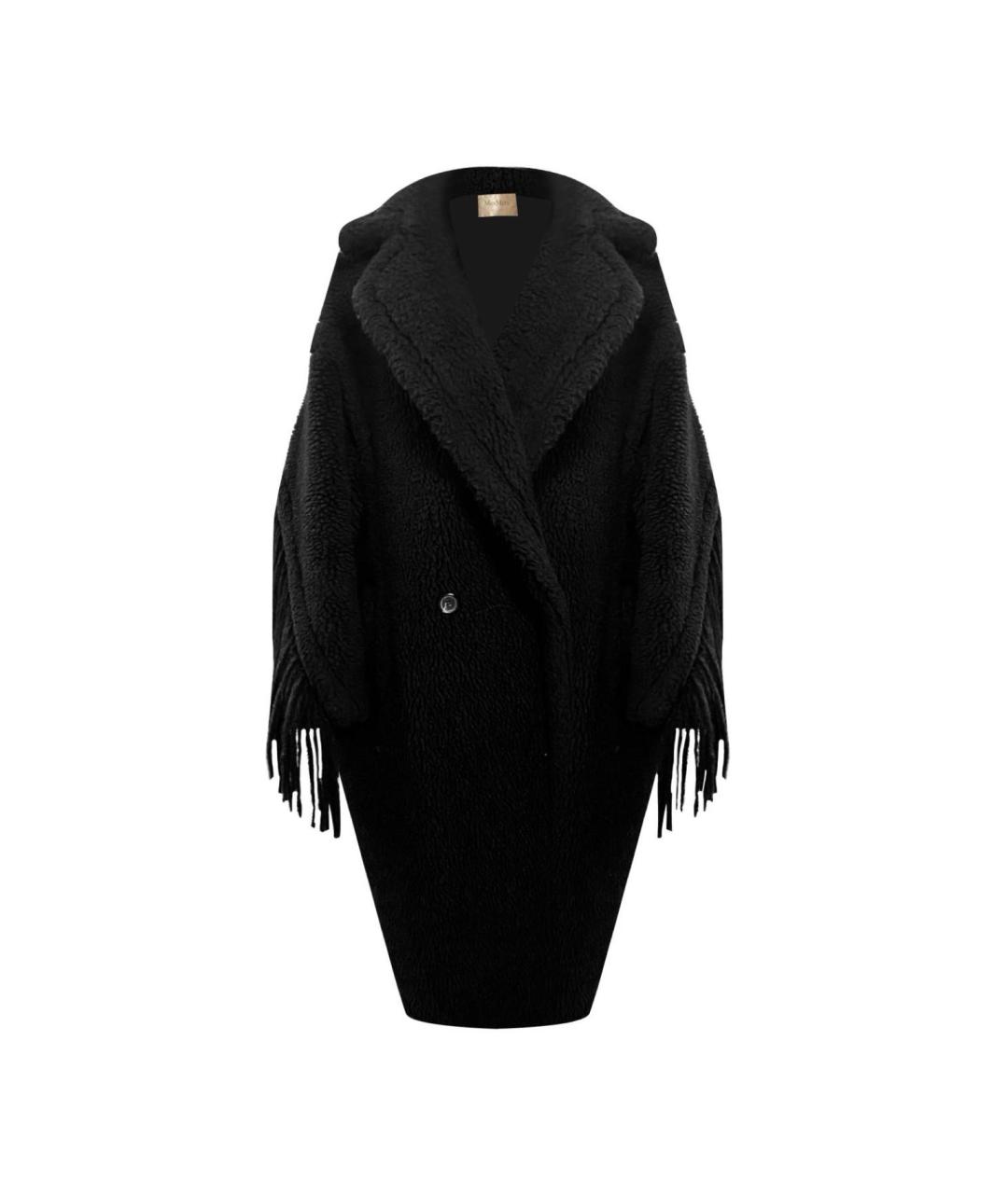 MAX MARA Черная шерстяная шуба, фото 6