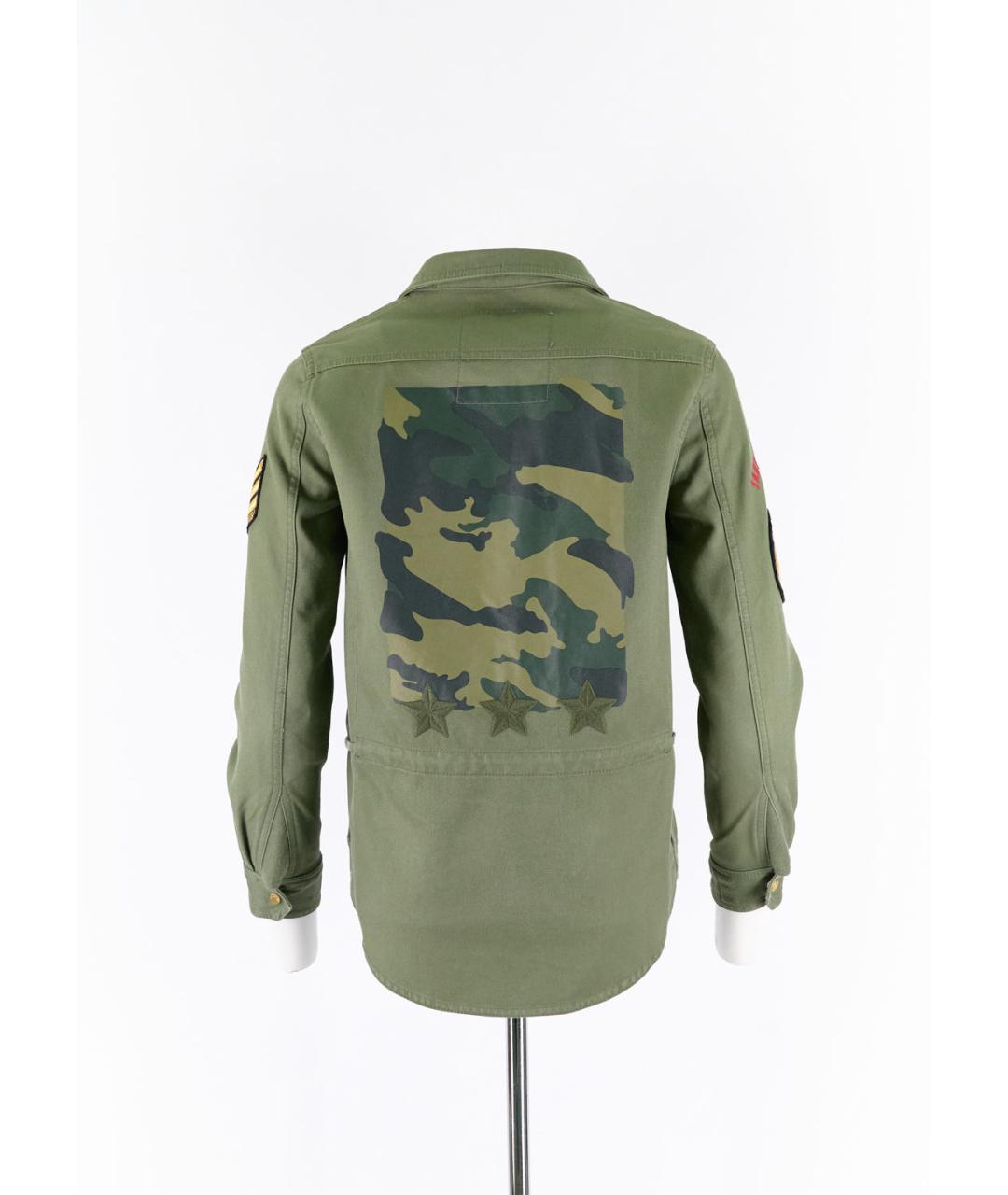 ZADIG & VOLTAIRE Хаки хлопковая куртка, фото 2