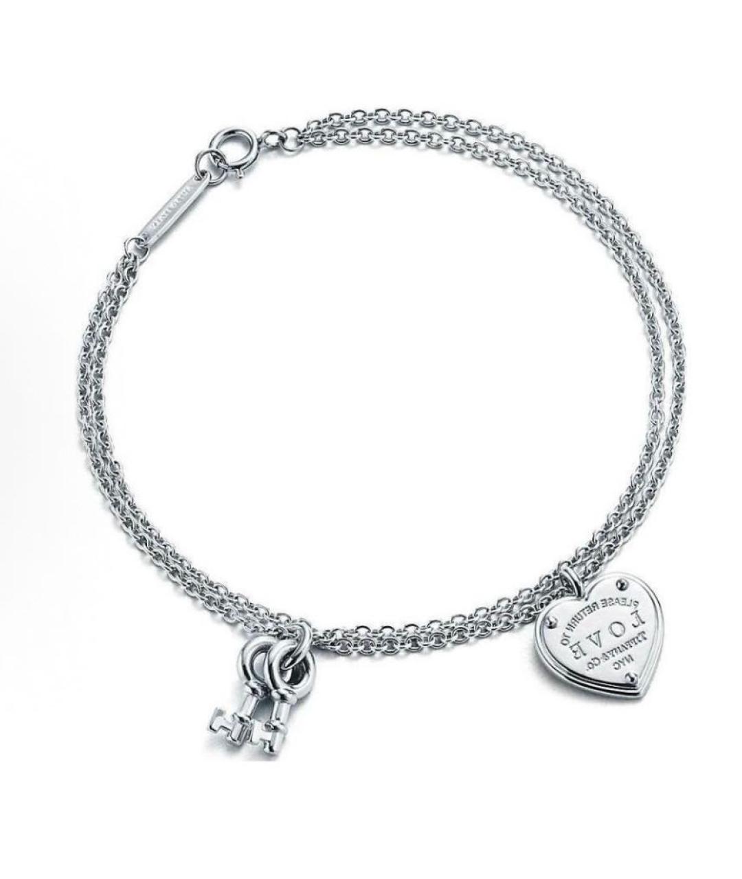 TIFFANY&CO Серебрянный серебряный браслет, фото 2