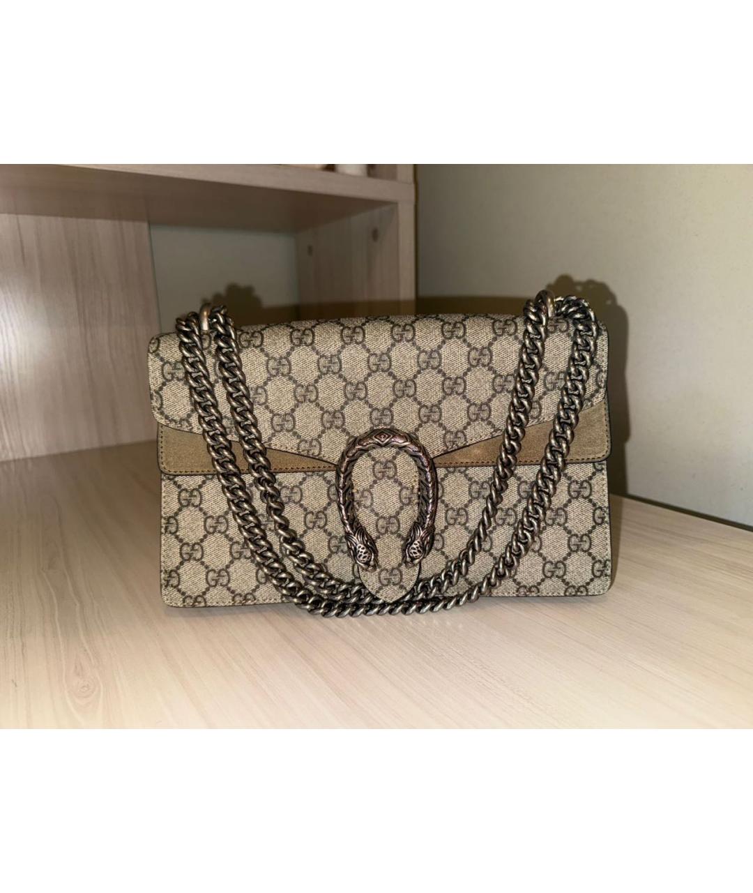 GUCCI Бежевая сумка через плечо, фото 4