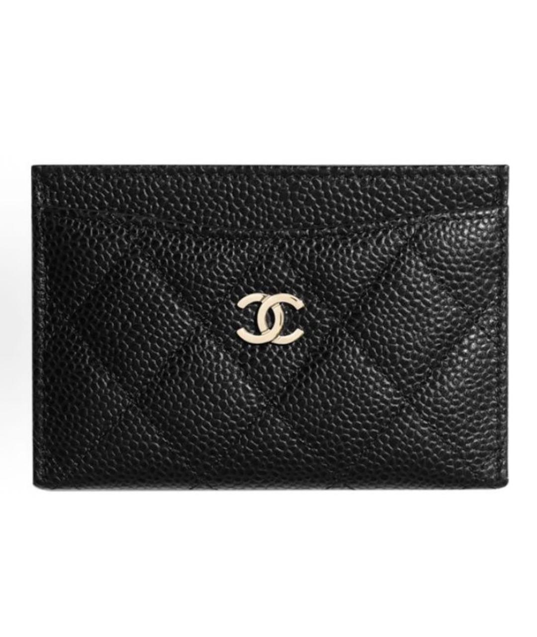 CHANEL Черный кожаный кардхолдер, фото 8