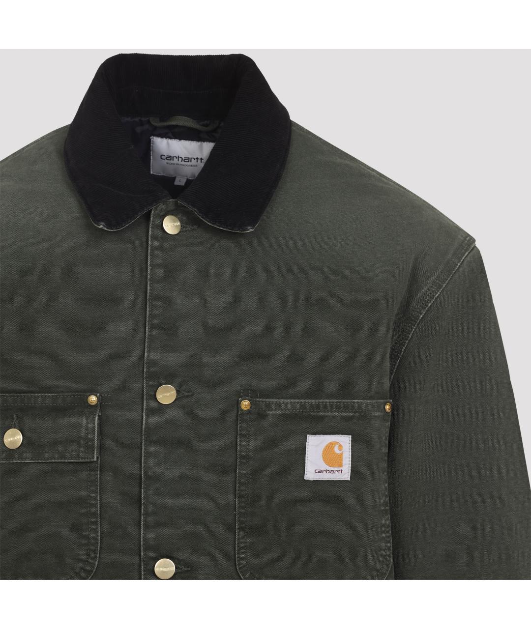 CARHARTT WIP Зеленая хлопковая куртка, фото 5