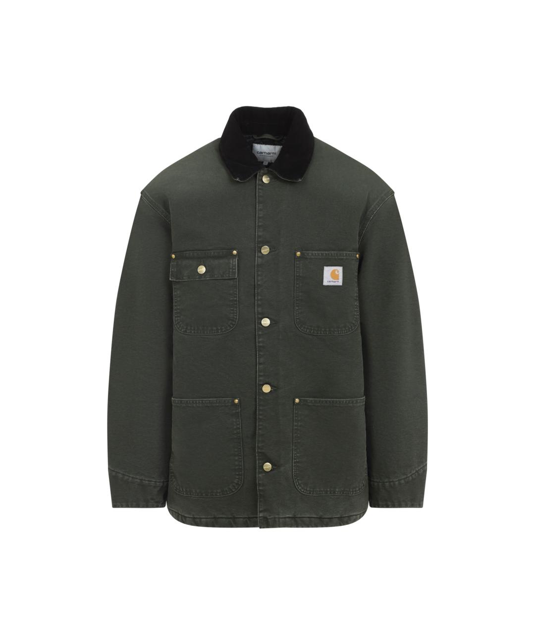 CARHARTT WIP Зеленая хлопковая куртка, фото 1