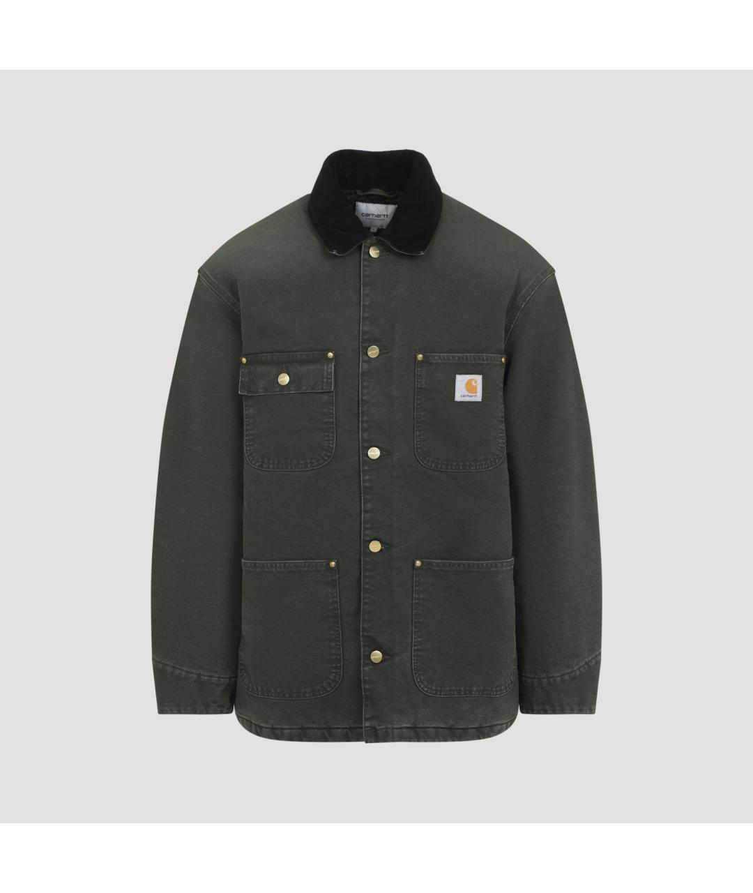 CARHARTT WIP Зеленая хлопковая куртка, фото 3