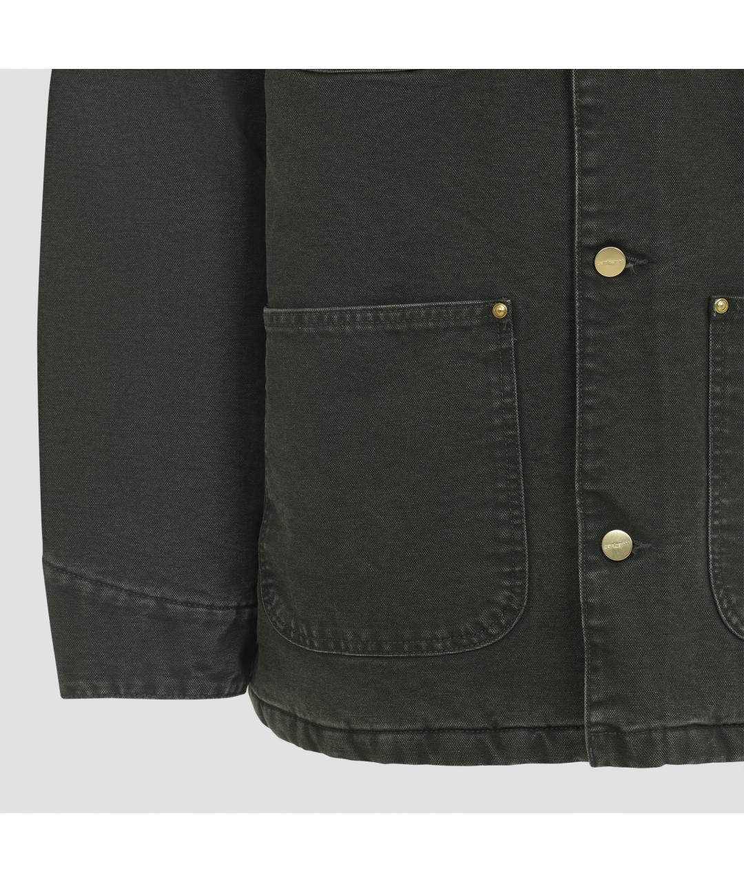 CARHARTT WIP Зеленая хлопковая куртка, фото 4