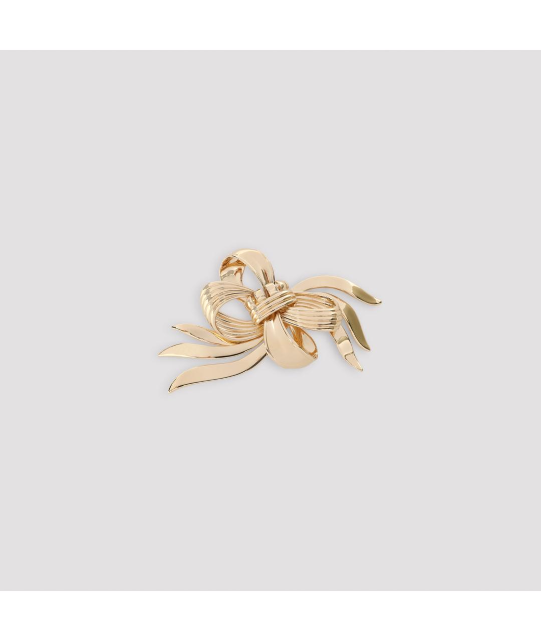 MIU MIU Золотая металлическая булавка / брошь, фото 2