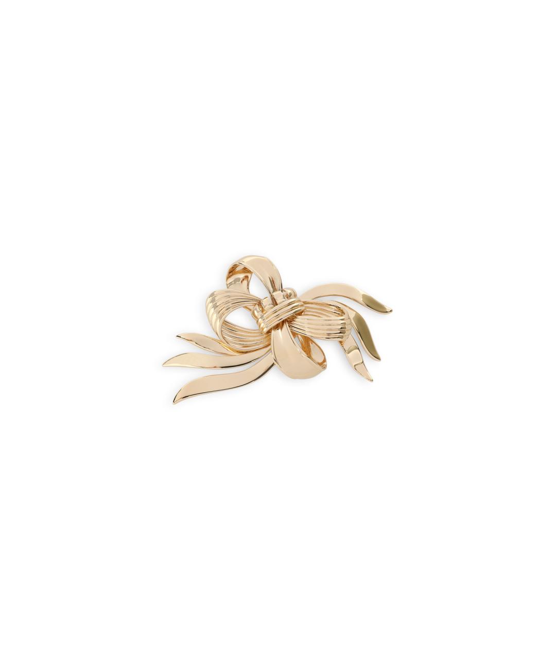MIU MIU Золотая металлическая булавка / брошь, фото 1
