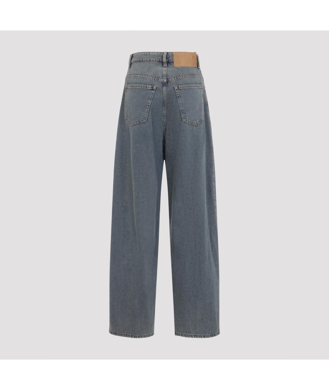 MM6 MAISON MARGIELA Мульти хлопковые прямые джинсы, фото 4