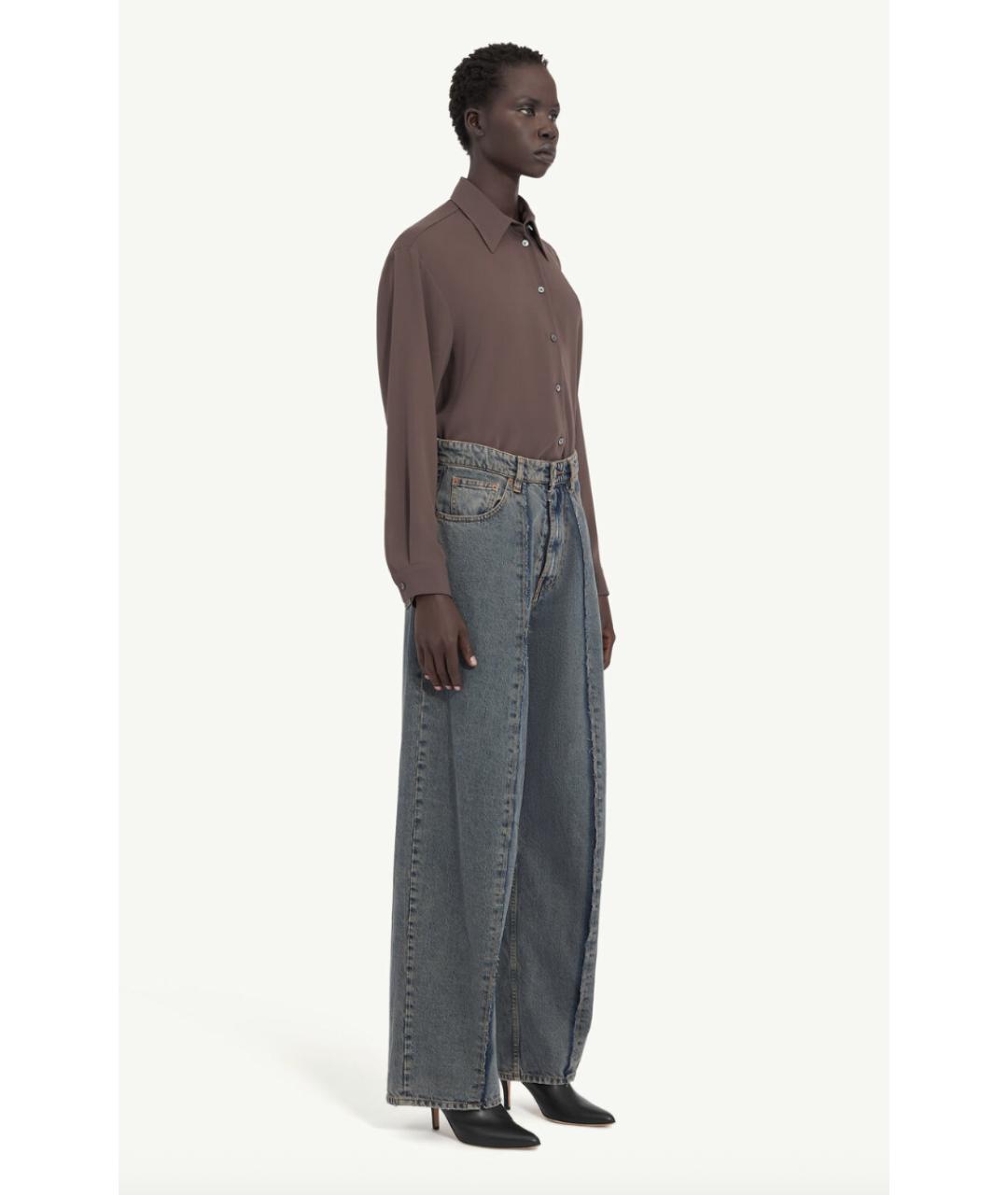 MM6 MAISON MARGIELA Мульти хлопковые прямые джинсы, фото 8
